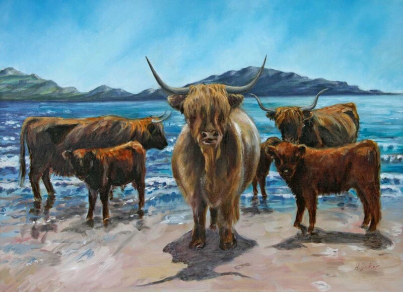 Image of In the Sea Near Ulva Ferry, Isle of Mull by Hillary Barker